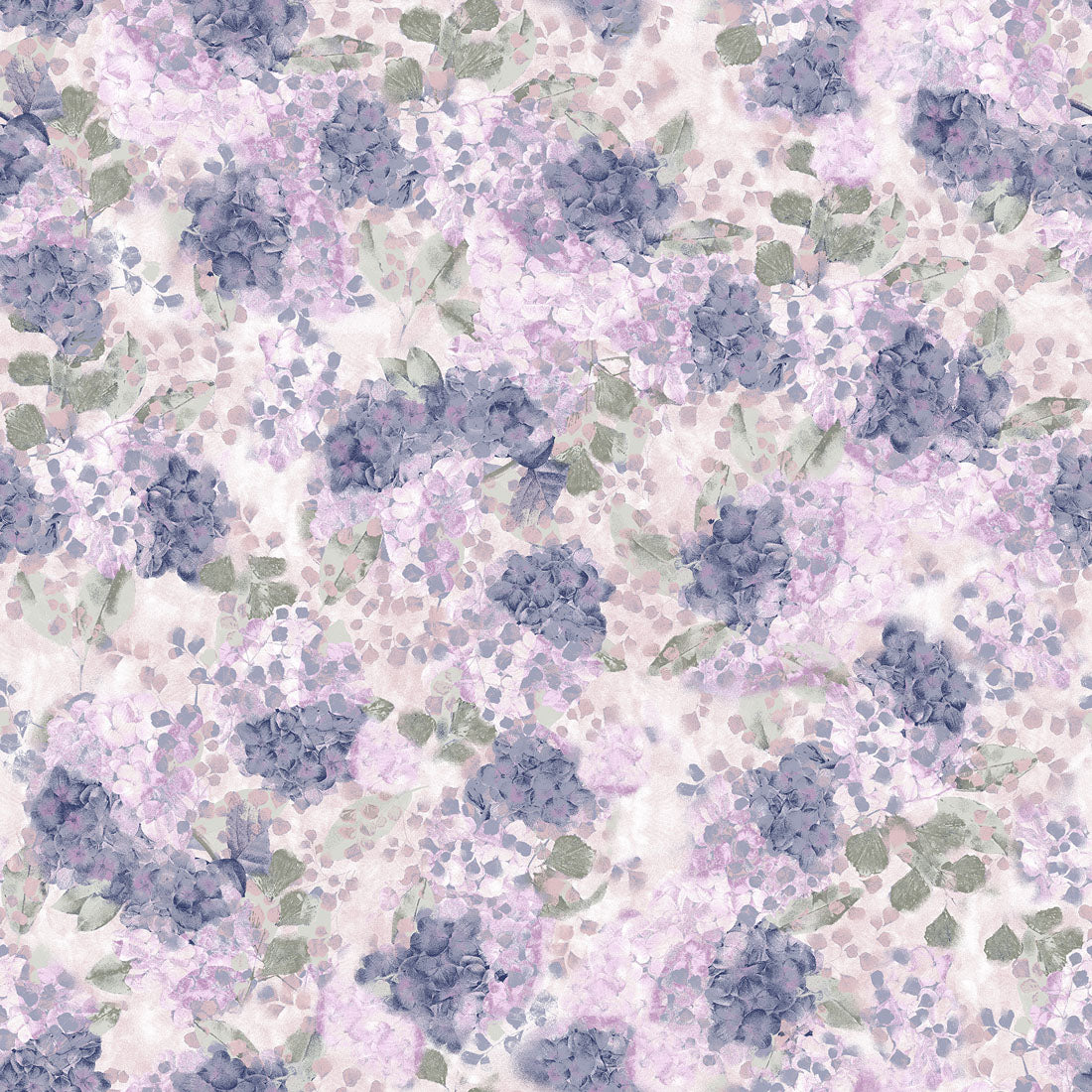 Healing Hands Hydrangea Hideaway Print Scrub Top HH907 HYHD