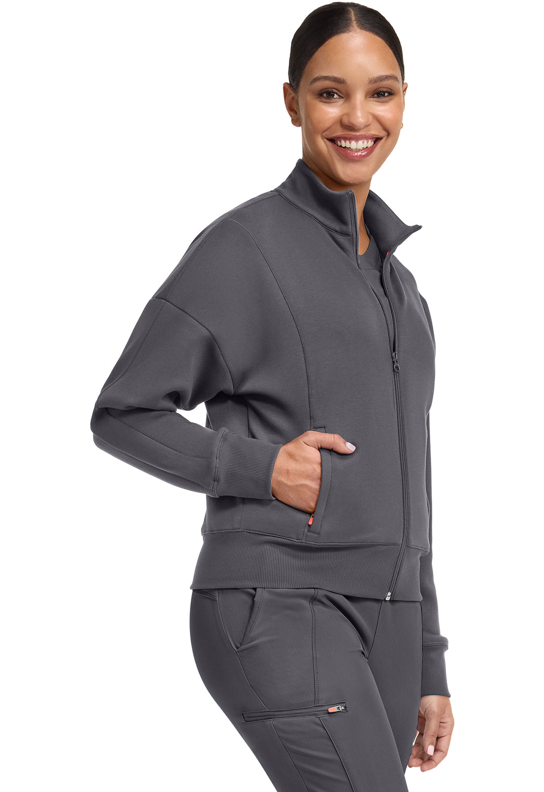 Cherokee Infinity Lifestyle Scrubs Full Zip Jacket IN301