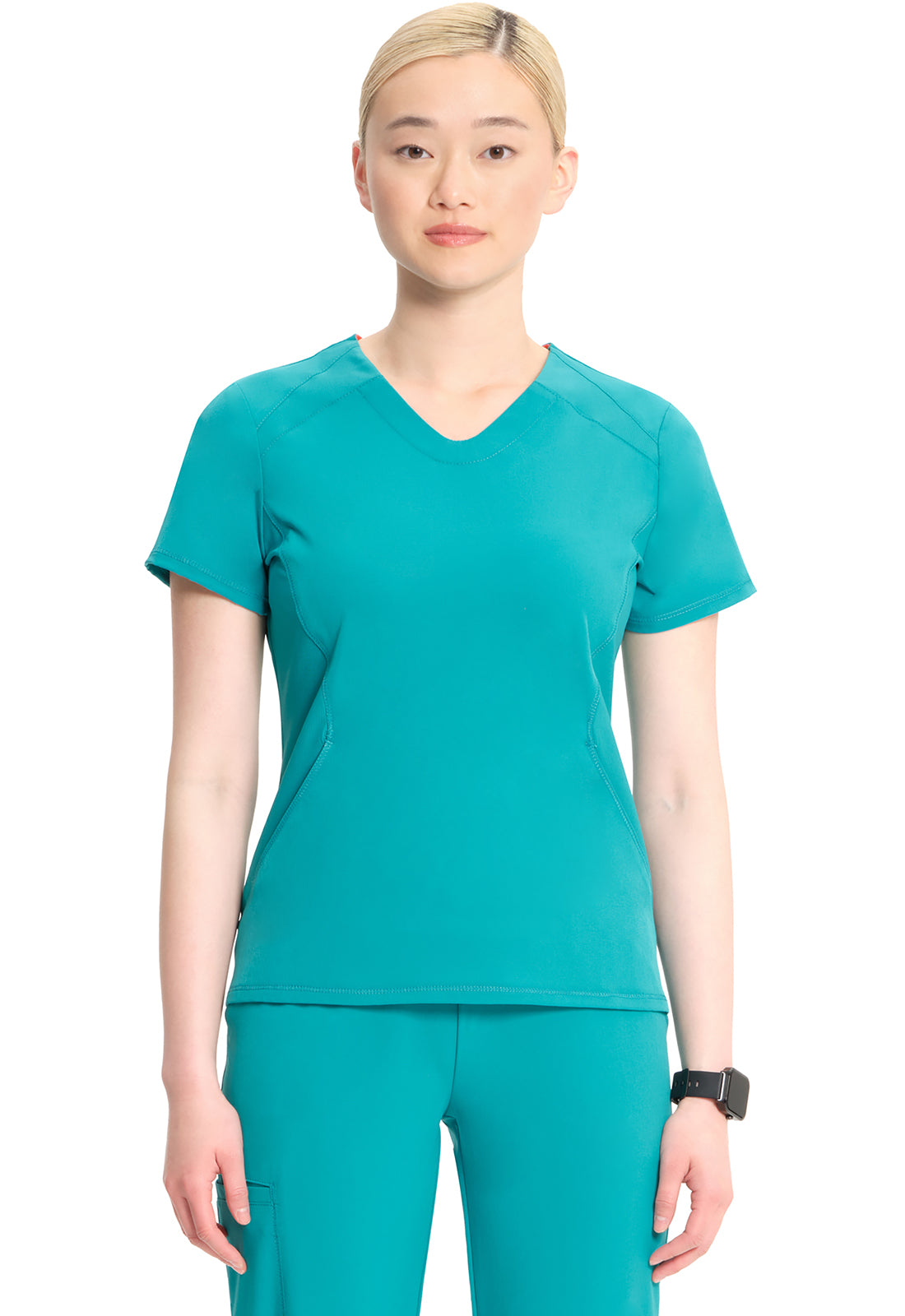 Blusa médica Cherokee Infinity GNR8 con cuello en V IN620A