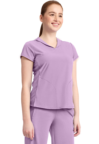 Cherokee Infinity GNR8 Scrubs Mock Wrap Collar V Neck Top IN635A