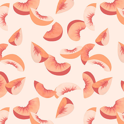 Just Peachy Med Couture Print V Neck Scrub Top MC8564 JSPY