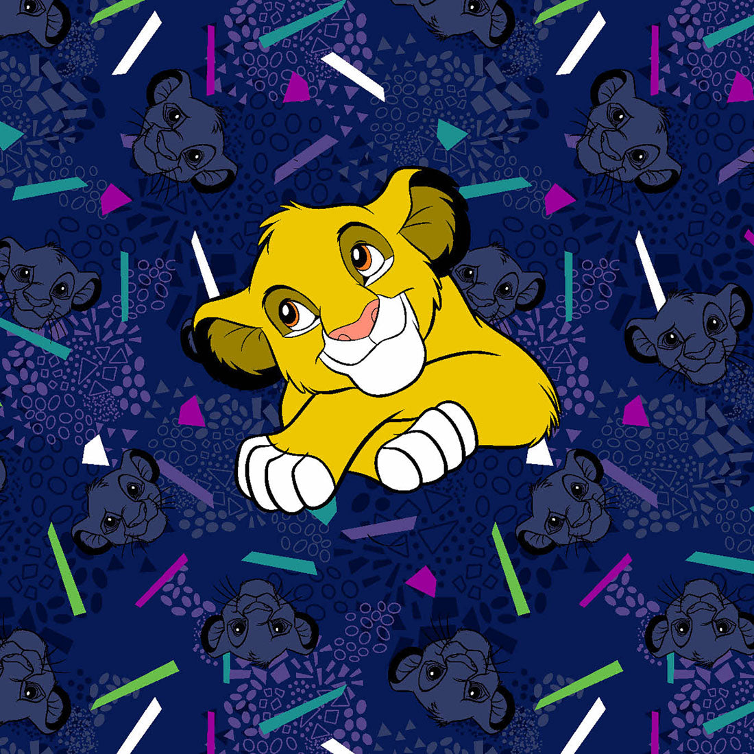 Lion King Tooniforms Licensed Disney V Neck Scrub Top TF737 LKHF