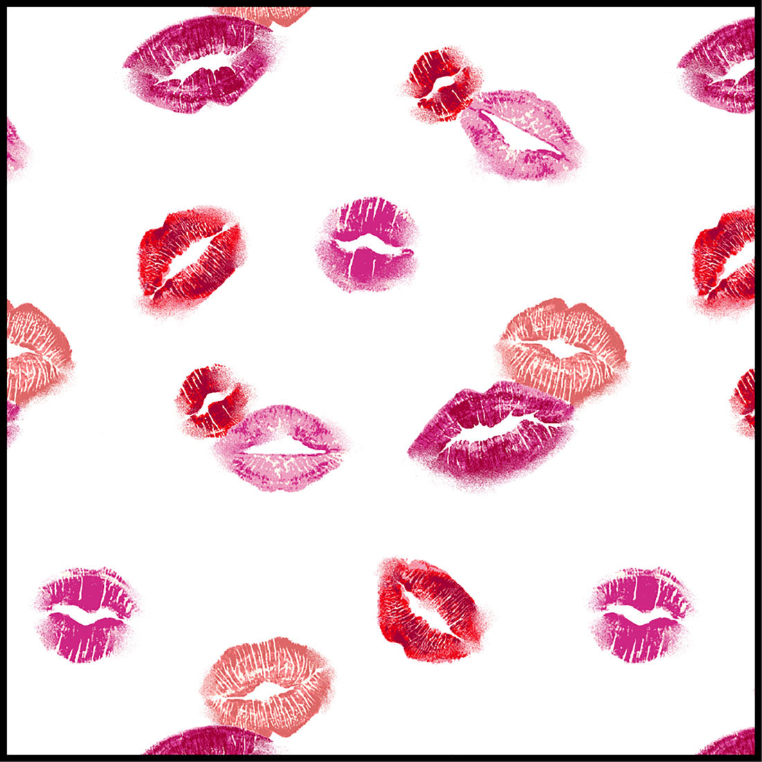 Lipstick Kisses Med Couture Print V Neck Scrub Top MC00056 LKSS
