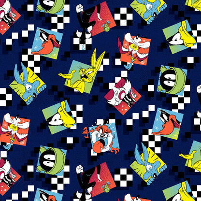 Looney Tunes Cherokee Tooniforms Warner Bros Men's V Neck Scrub Top TF788 LTCY