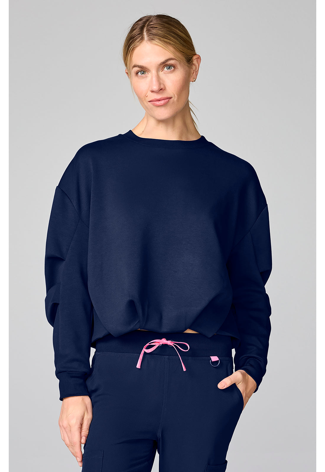 Med Couture LifeStyle Scrubs Bubble Pullover MC00002
