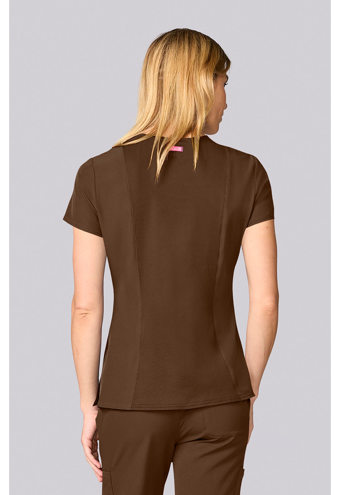 Med Couture Amp Scrubs Round Neck Top MC00027