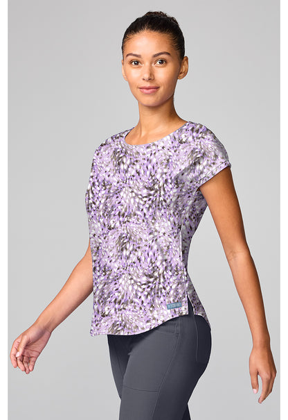Med Couture You're Doe Cute Print Scrub Top MC00041 YDCT
