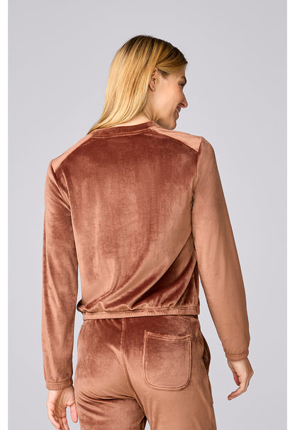 Med Couture LifeStyle Scrubs Velour Pullover MC00046