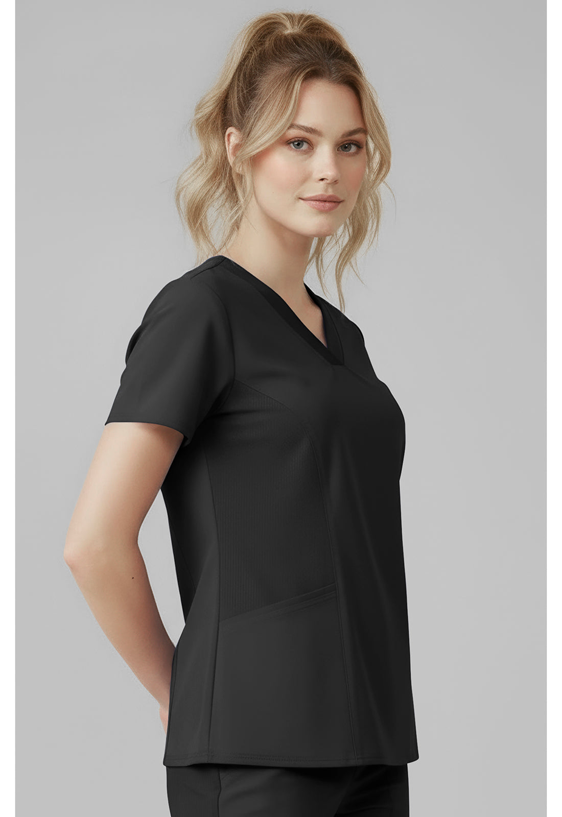 Med Couture Insight Scrubs V Neck Top MC00077