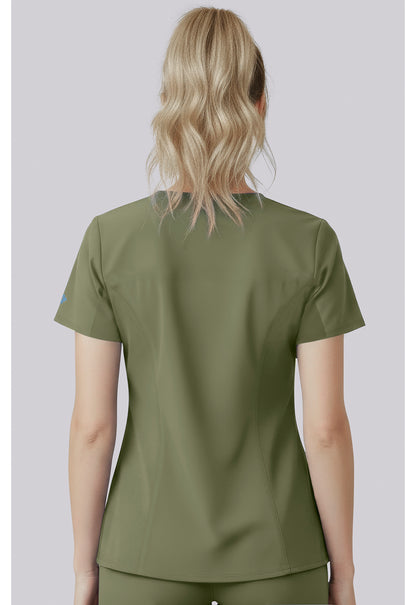 Med Couture Insight Scrubs V Neck Top MC00077