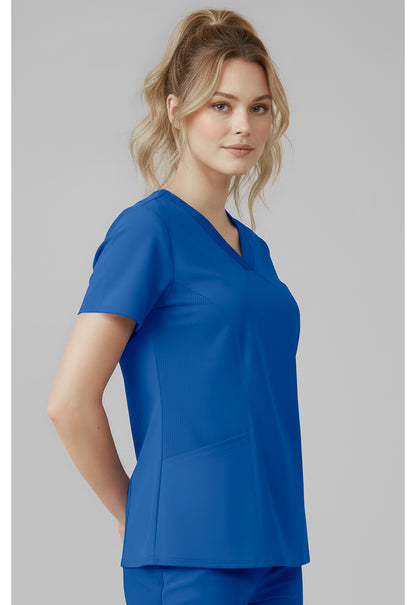 Med Couture Insight Scrubs V Neck Top MC00077