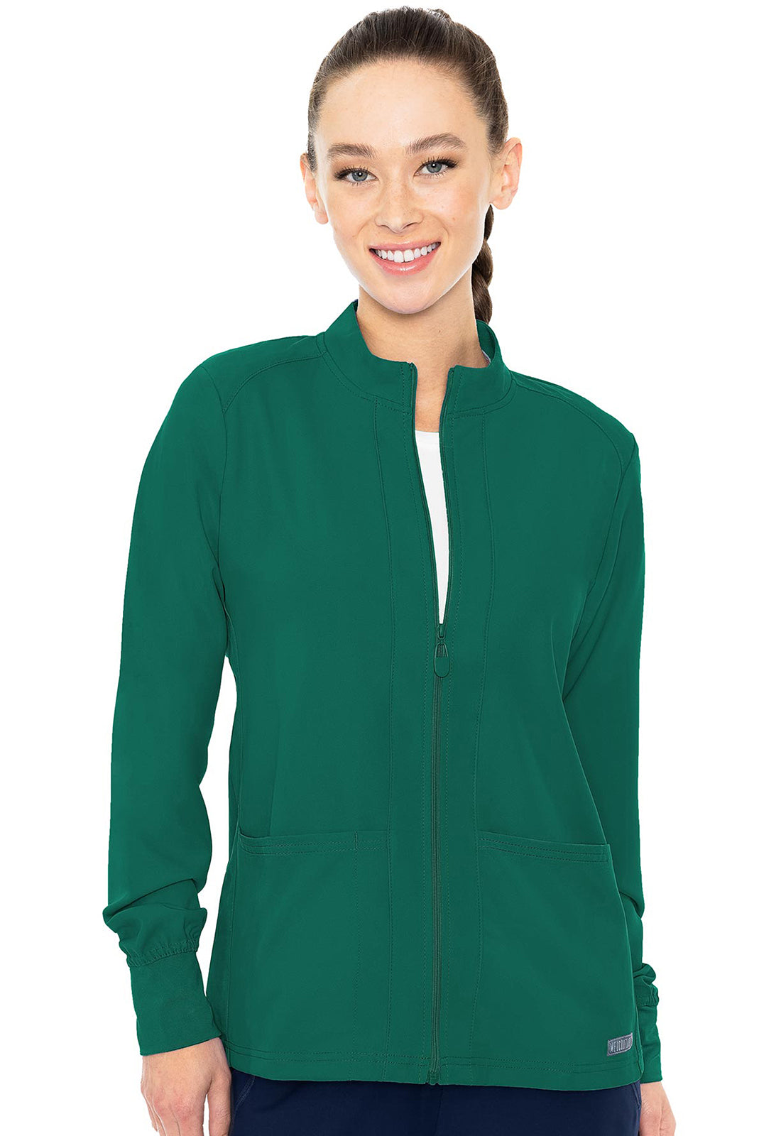 Med Couture Insight Scrubs Warm Up Jacket MC2660