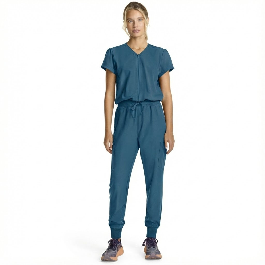 Med Couture Insight Scrubs Zip Front Jumpsuit MC510