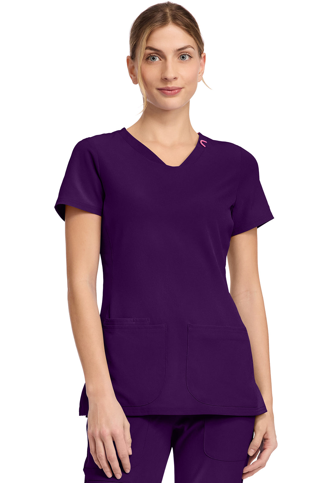 Med Couture Amp Scrubs V Neck Top MC702
