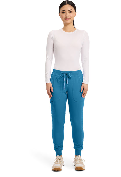 Med Couture Touch Jogger Yoga Scrub Pant MC7710 Blue Jean Baby, Lilac, MaliBlu, Periwinkle, Red, Slate
