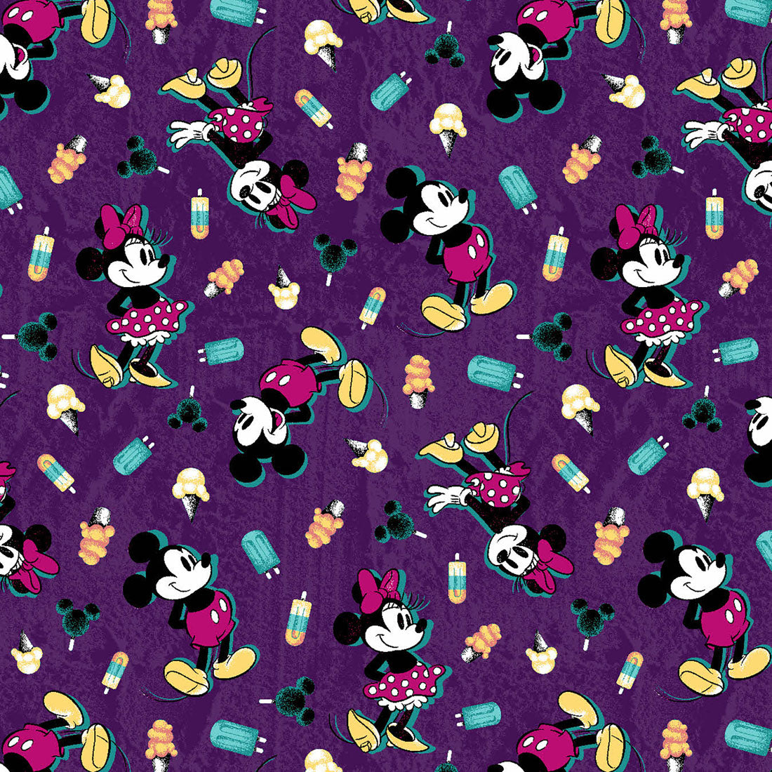 Mickey & Minnie Mouse Tooniforms Licensed Disney V Neck Scrub Top TF797 MKEZ