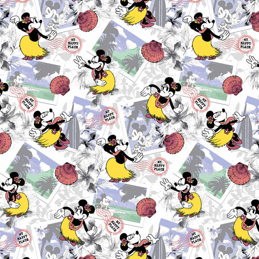 Minnie Mouse Tooniforms Licensed Disney V Neck Scrub Top TF796 MKZL