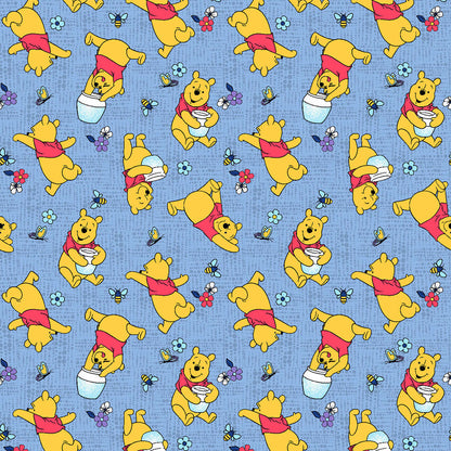 Winnie The Pooh Tooniforms Licensed Disney V Neck Scrub Top TF797 PHZI