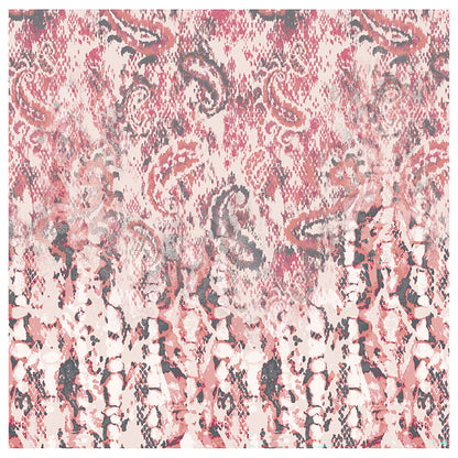 Healing Hands Ivy Paisley Python Print Scrub Top HH911 PIPT