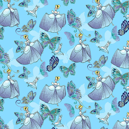 Cinderella Tooniforms Licensed Disney V Neck Scrub Top TF796 PRCF