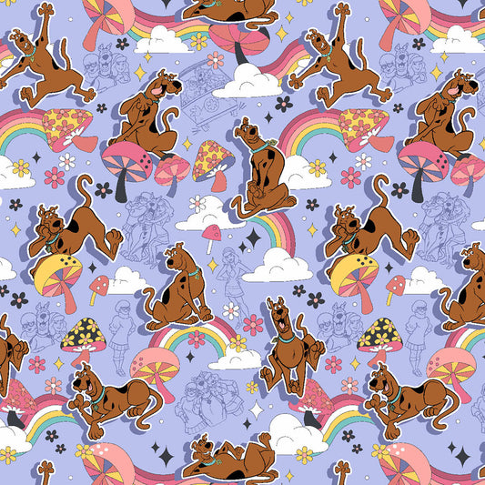 Scooby Doo Tooniforms Licensed V Neck Scrub Top TF796 SDGA