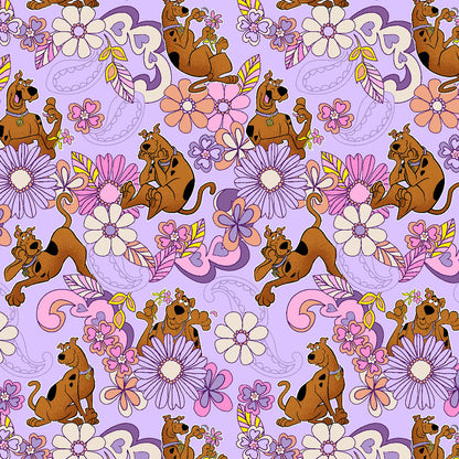 Scooby Doo Tooniforms Licensed V Neck Scrub Top TF796 SDYG