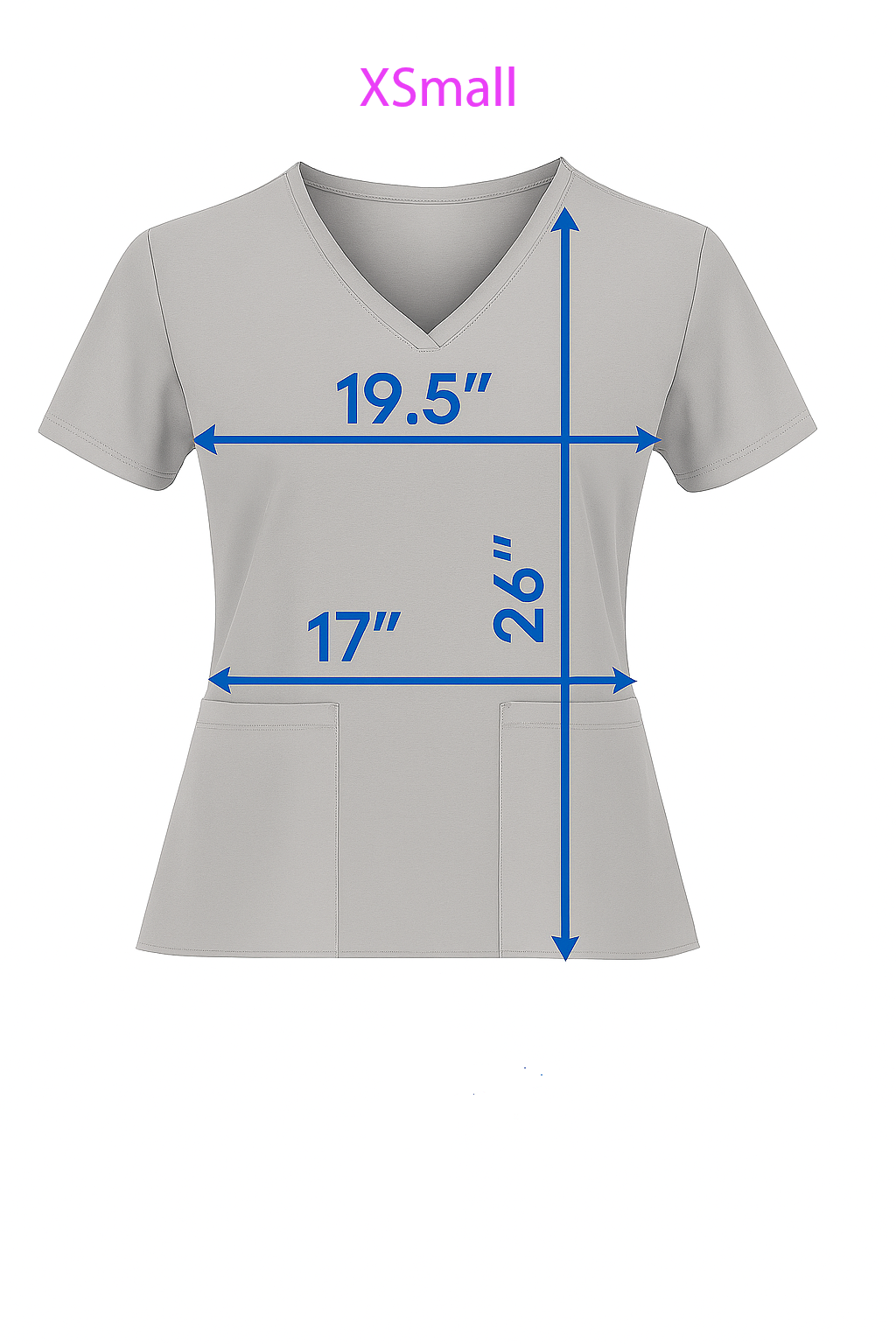 Tie Dye Butterflies Medichic Print V Neck Scrub Top MC4512 - 43