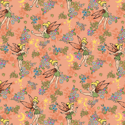 Tinker Bell Tooniforms Licensed Disney Peter Pan V Neck Scrub Top TF796 TBXP