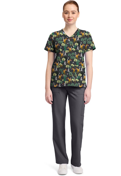 Bambi Tooniforms Licensed Disney V Neck Scrub Top TF796 BAFT