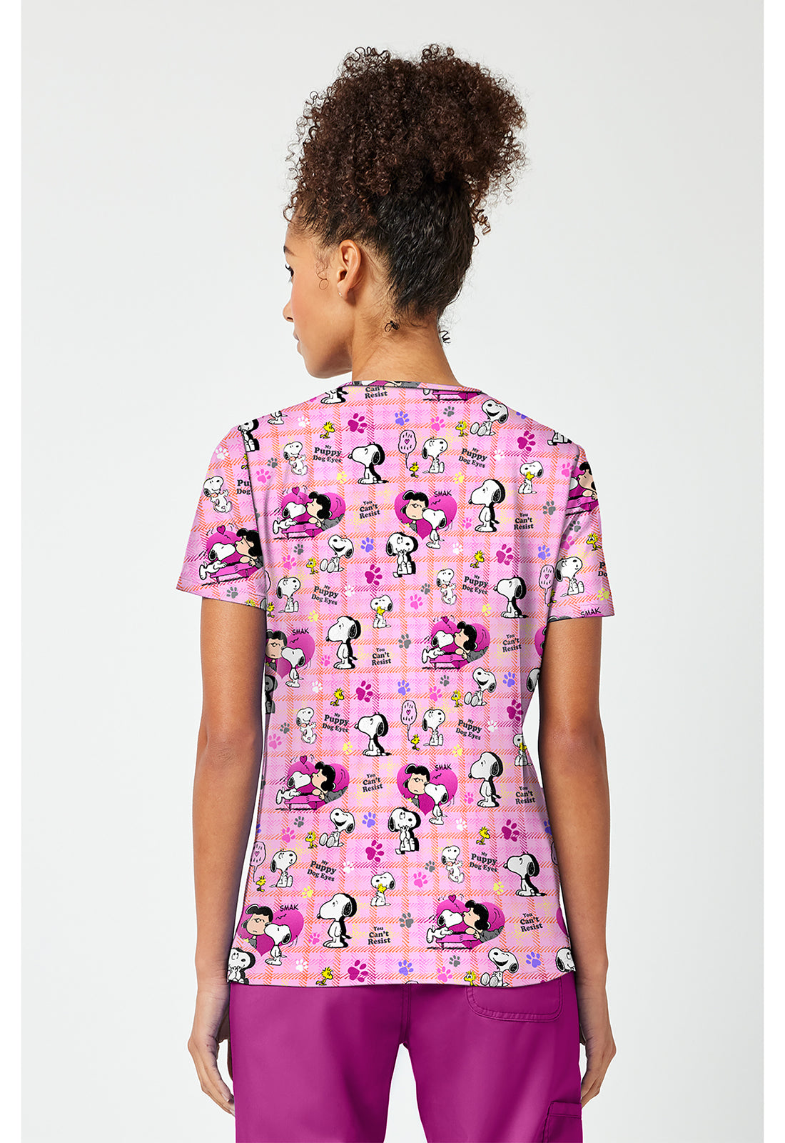 Snoopy Tooniforms Licensed Peanuts V Neck Scrub Top TF796 PNPE