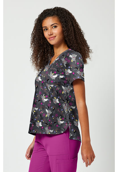 Dumbo Tooniforms Licensed Disney V Neck Scrub Top TF797 DUOS