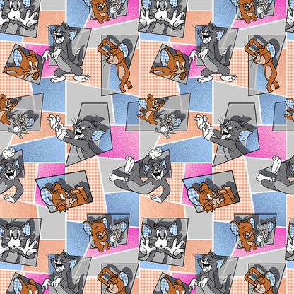 Tom and Jerry Tooniforms Licensed Warner Bros V Neck Scrub Top TF796 TJTT