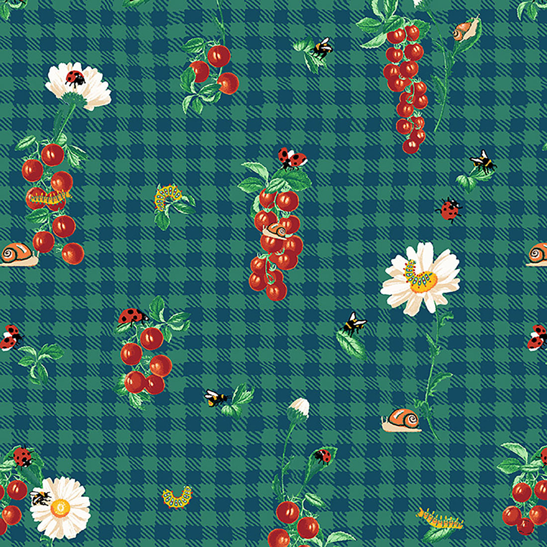 Tomato Garden Cherokee Print V-Neck Scrub Top CK856 TMGD