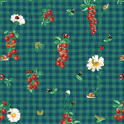 Tomato Garden Cherokee Print V-Neck Scrub Top CK856 TMGD