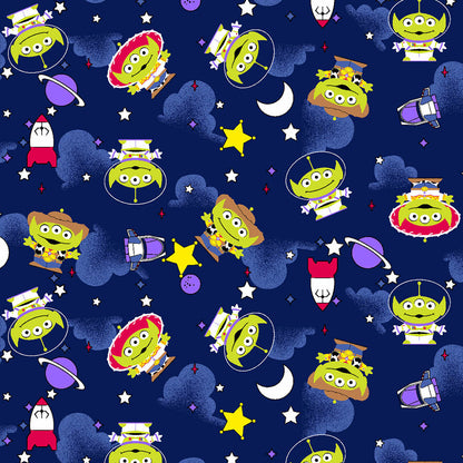 Aliens Tooniforms Licensed Disney Toy Story V Neck Scrub Top TF797 TSID