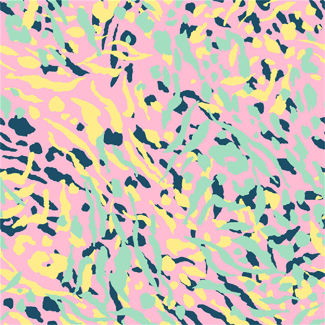 Tutti Fruitti Tiger Med Couture Print V Neck Scrub Top MC8564 TTFT