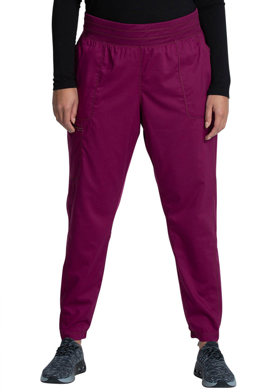 Cherokee WW Revolution Scrubs Jogger Pant WW011 in Caribbean, Celery, Marine, Wine