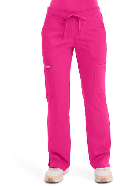 Cherokee WW Revolution Drawstring Scrub Pant WW120 in Black, Electric Pink, Navy, White