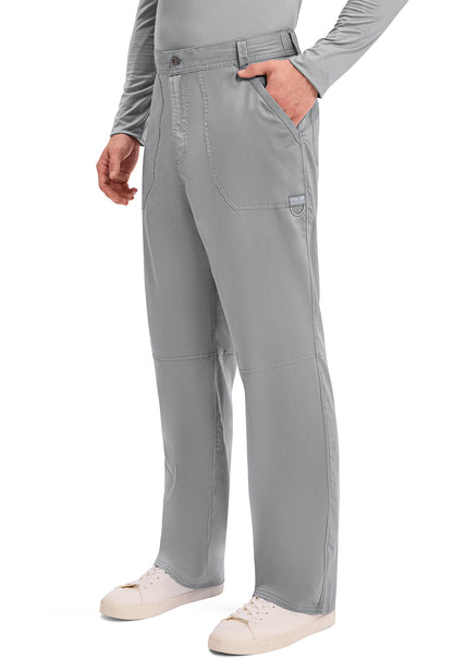Pantalón Cherokee WW Revolution Scrub para hombre, con bragueta delantera, WW140, en negro, azul marino y peltre