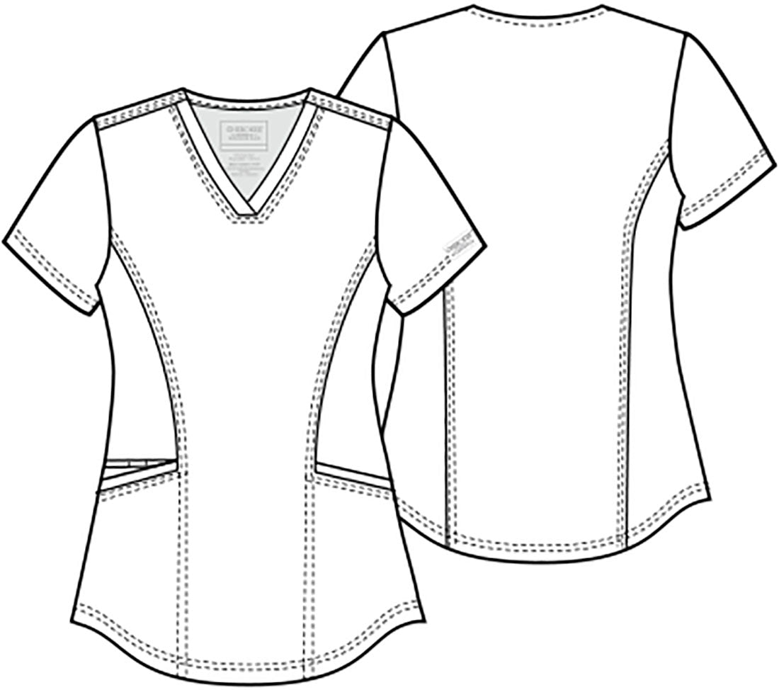 Cherokee WW Revolution Scrubs Petite V Neck Top WW612P