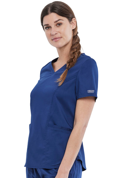 Cherokee WW Revolution Scrubs Petite V Neck Top WW612P