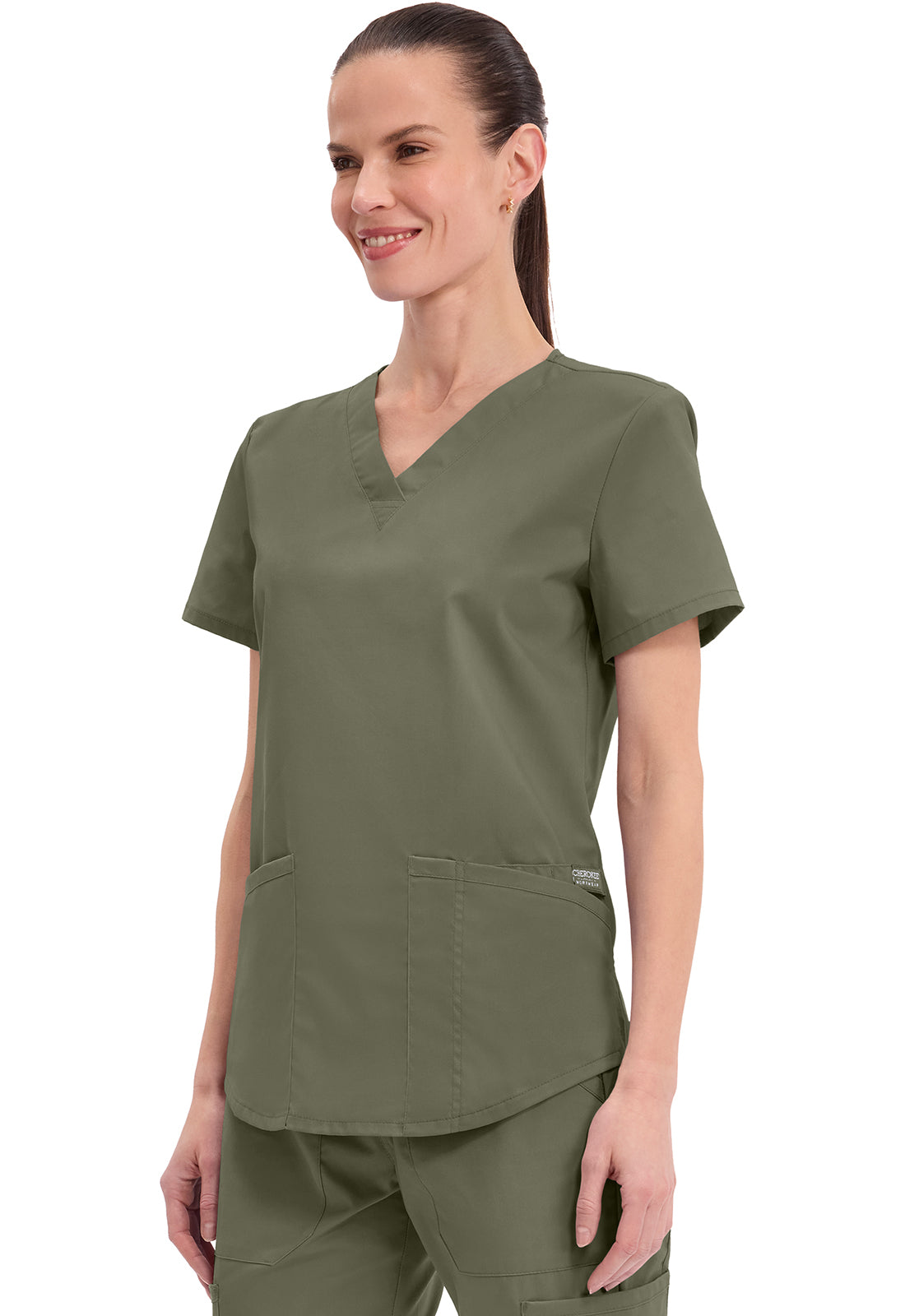 Cherokee WW Professionals Scrubs V Neck Top WW665