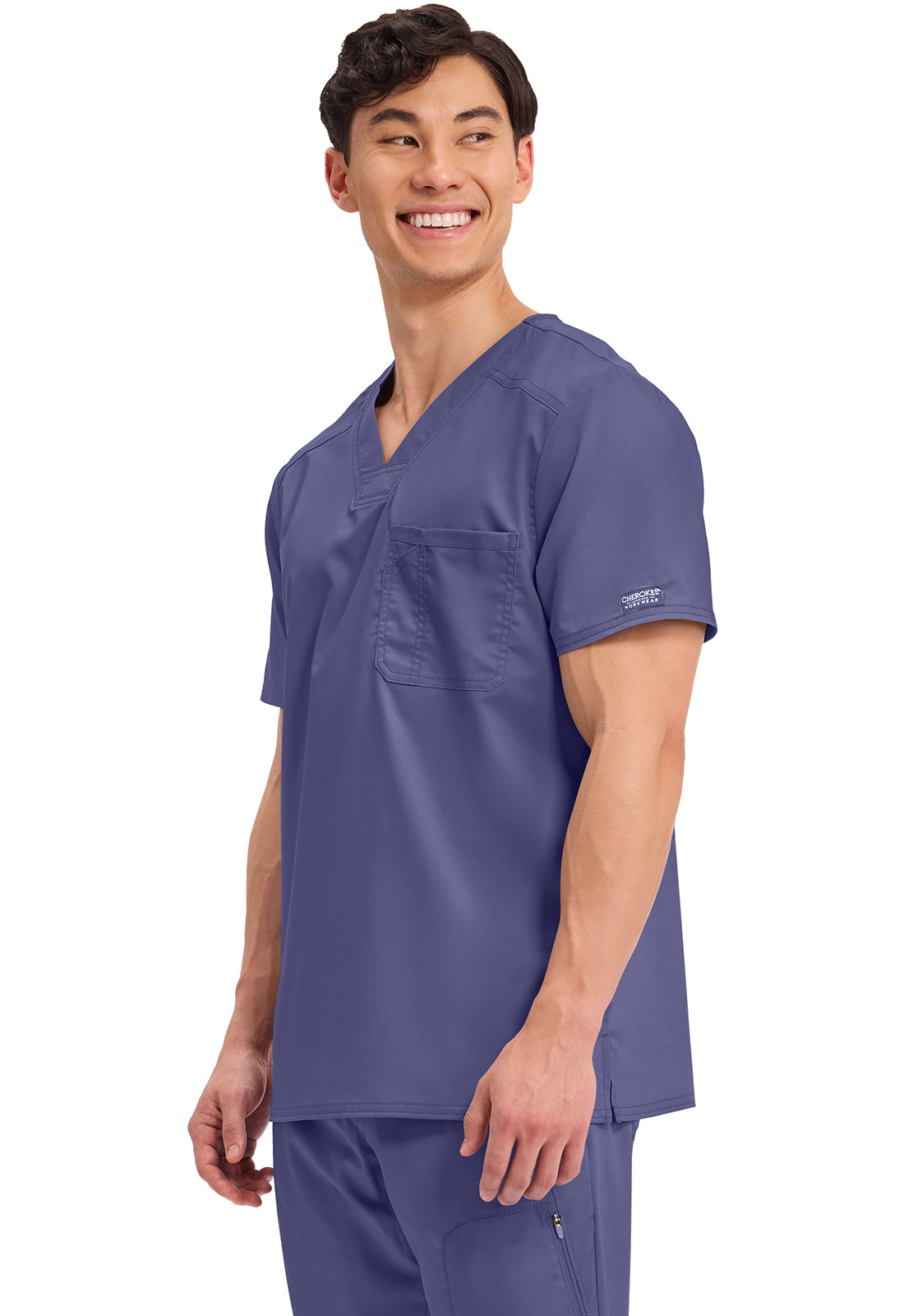 Cherokee Scrubs WW Revolution Men's Tuckable V Neck WW690