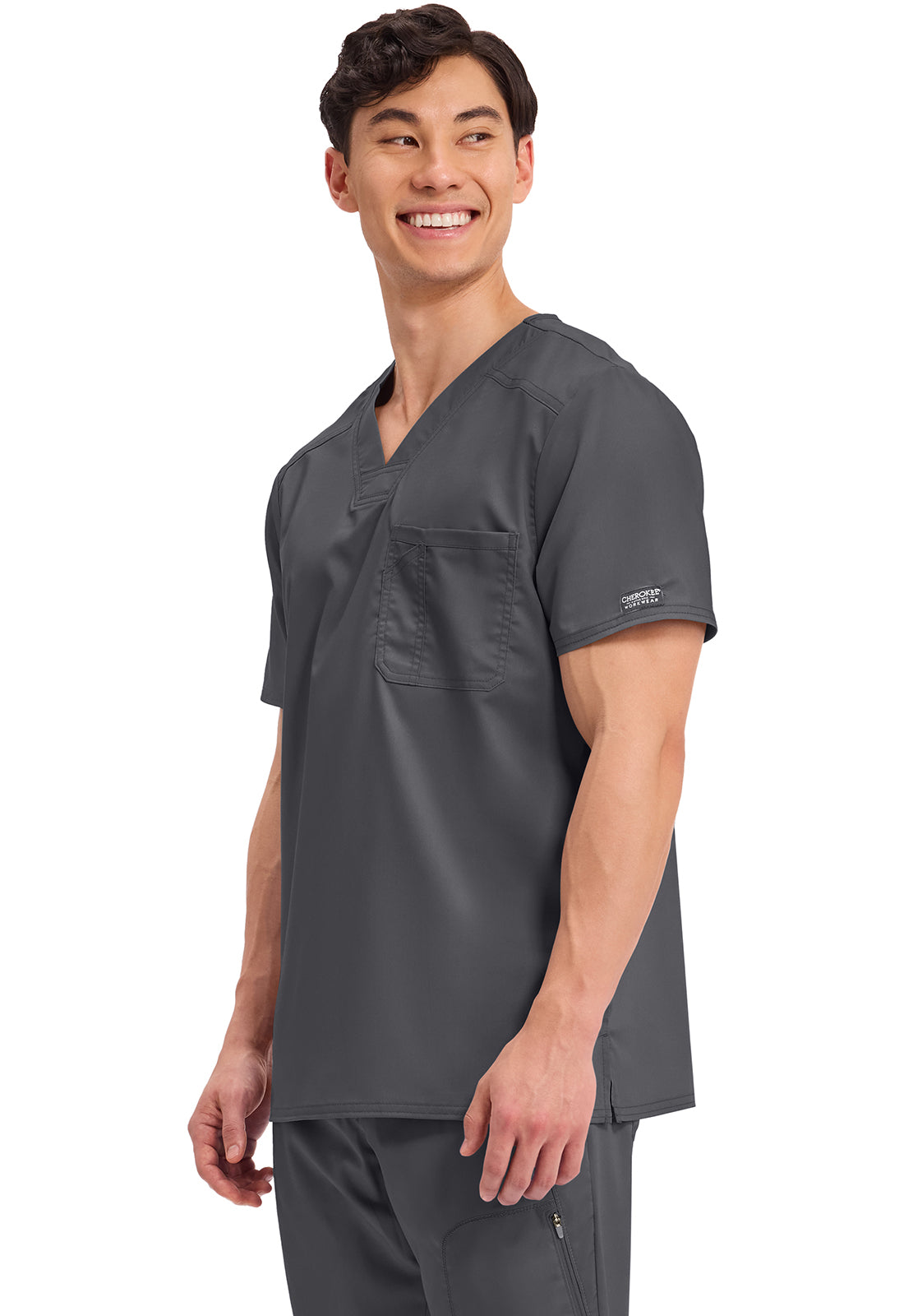 Cherokee Scrubs WW Revolution Men's Tuckable V Neck WW690