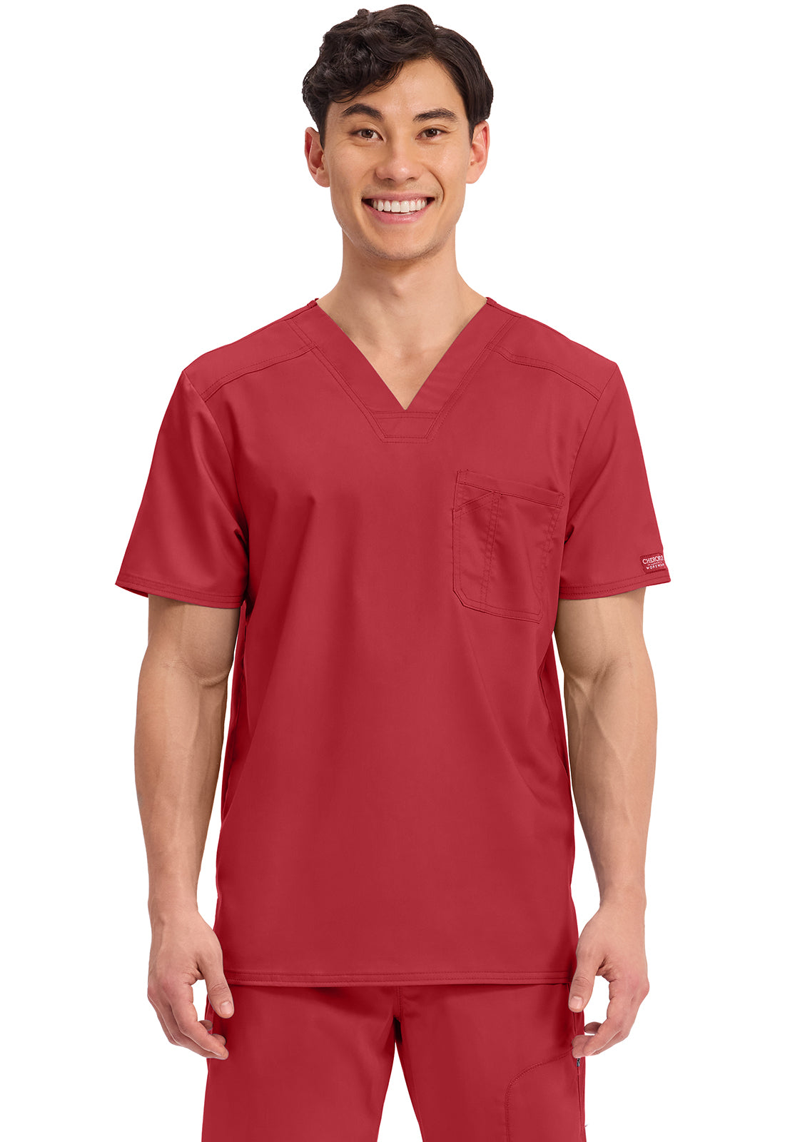 Cherokee Scrubs WW Revolution Men's Tuckable V Neck WW690