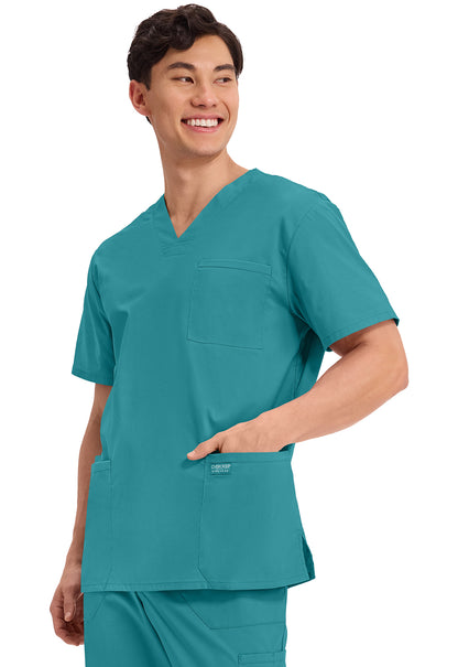 Cherokee WW Professionals Scrubs Men's V Neck Top WW695