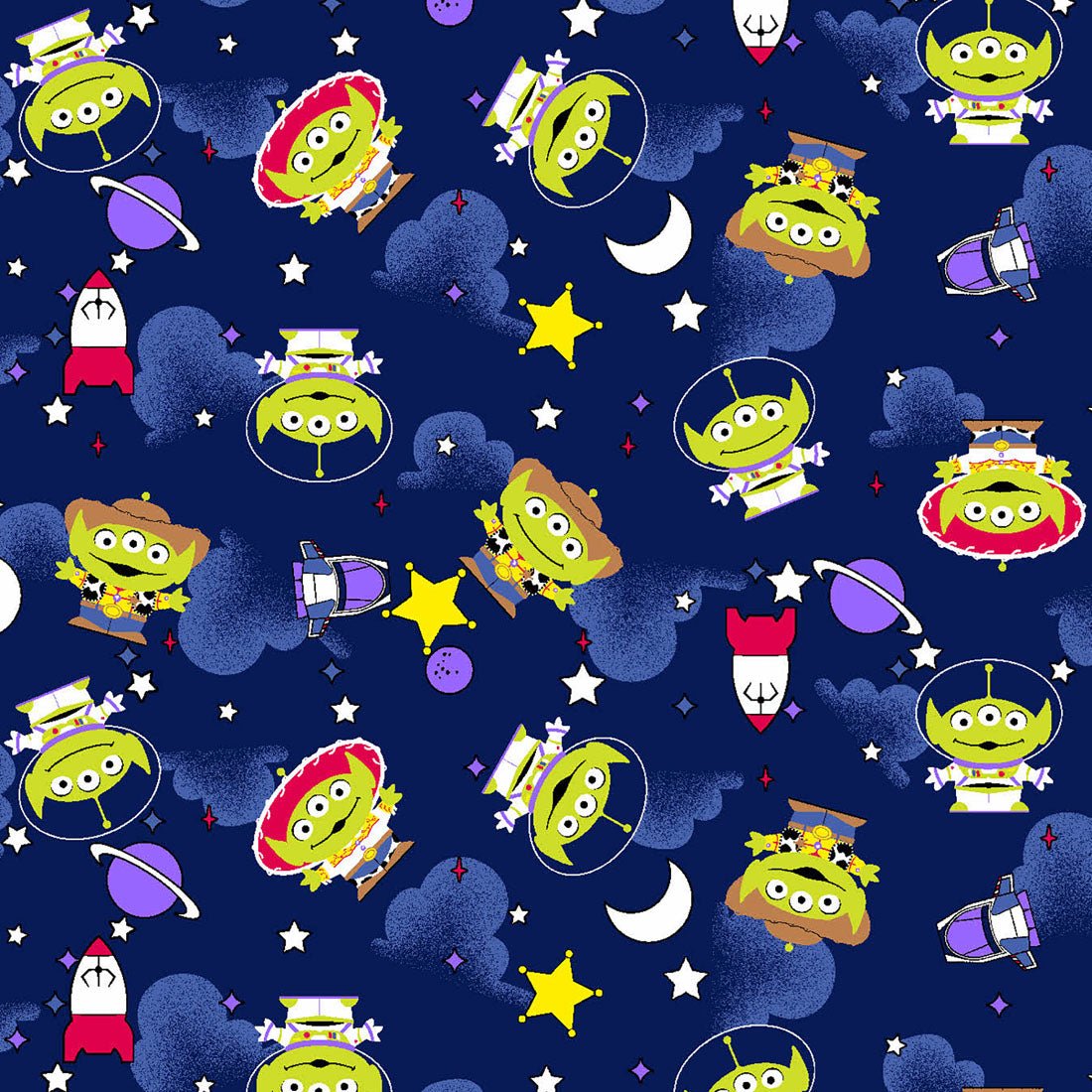 Aliens Tooniforms Licensed Disney Toy Story V Neck Scrub Top TF797 TSID - Scrubs Select