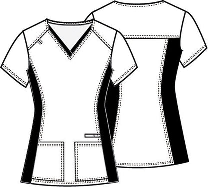 Batman Tooniforms Licensed DC V Neck Scrub Top TF648 DMBF - Scrubs Select