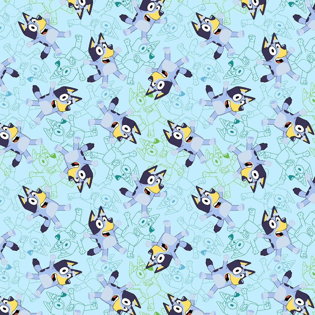 Bluey Tooniforms Licensed V Neck Scrub Top TF796 BYSP - Scrubs Select