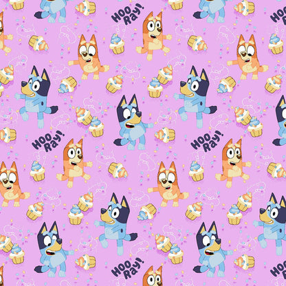 Bluey Tooniforms Rounded V Neck Scrub Top TF786 BYHC - Scrubs Select